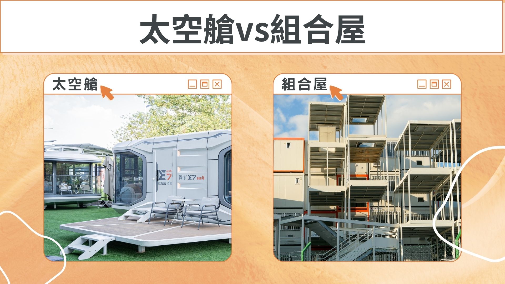 太空艙組合屋