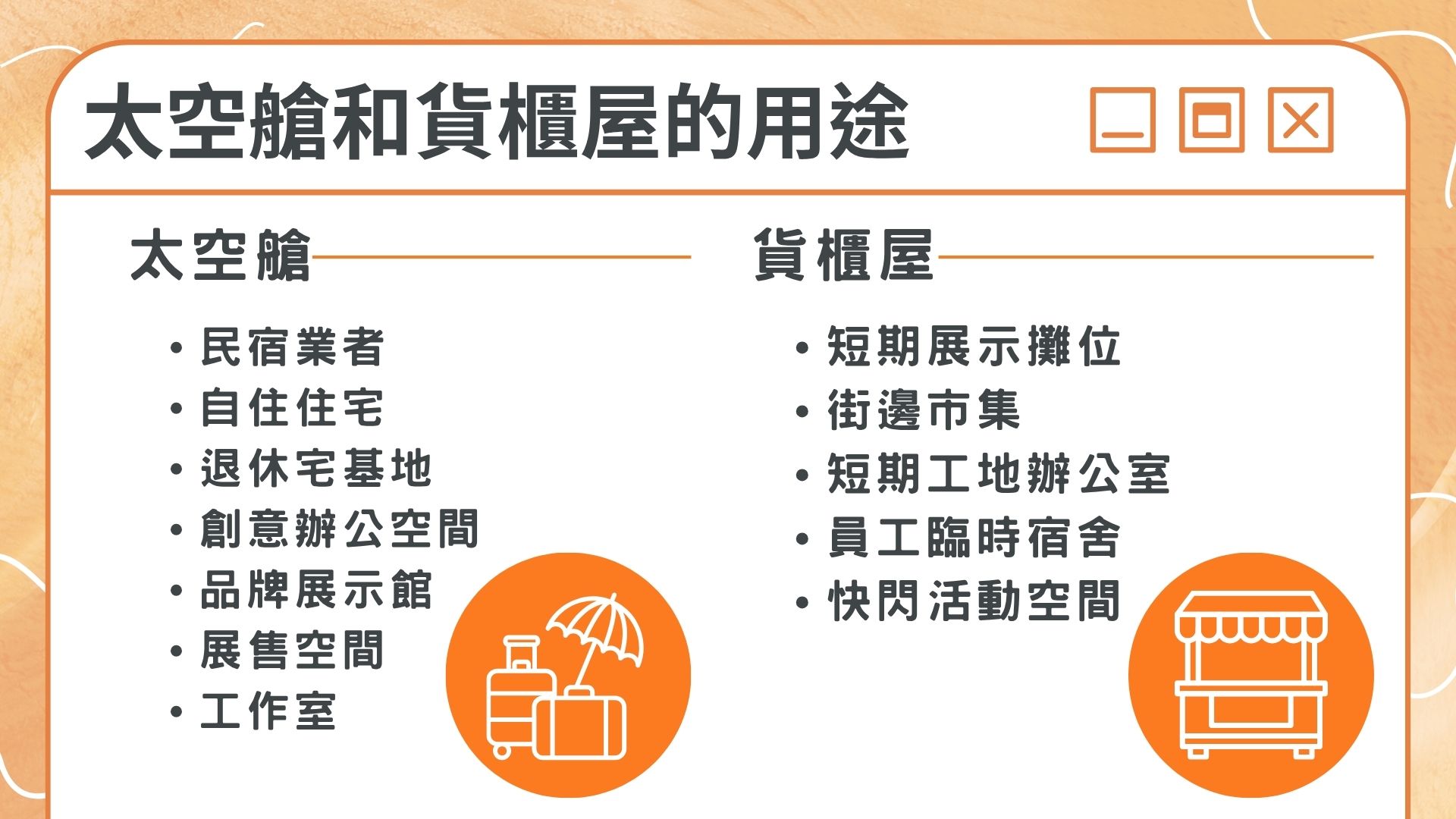 太空艙貨櫃屋用途